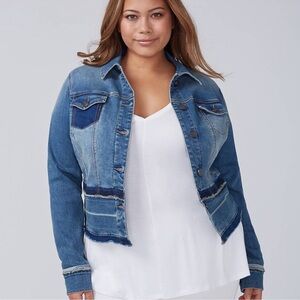 Lane Bryant released hem denim jacket 20